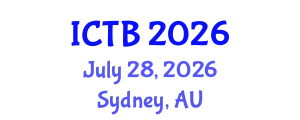 International Conference on Taxonomy and Biodiversity (ICTB) July 28, 2026 - Sydney, Australia