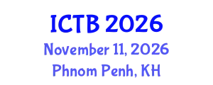 International Conference on Taxonomy and Biodiversity (ICTB) November 11, 2026 - Phnom Penh, Cambodia