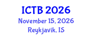 International Conference on Taxonomy and Biodiversity (ICTB) November 15, 2026 - Reykjavik, Iceland