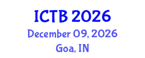 International Conference on Taxonomy and Biodiversity (ICTB) December 09, 2026 - Goa, India