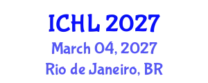 International Conference on Historical Linguistics (ICHL) March 04, 2027 - Rio de Janeiro, Brazil