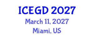 International Conference on Economic Growth and Development (ICEGD) March 11, 2027 - Miami, United States