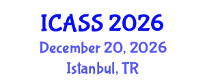 International Conference on Applied Spatial Statistics (ICASS) December 20, 2026 - Istanbul, Turkey