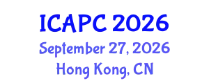 International Conference on Applications of Porous Ceramics (ICAPC) September 27, 2026 - Hong Kong, China