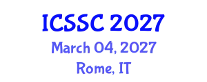 International Conference on Space and Satellite Communications (ICSSC) March 04, 2027 - Rome, Italy