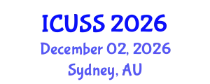 International Conference on Urban Sustainability and Strategies (ICUSS) December 02, 2026 - Sydney, Australia