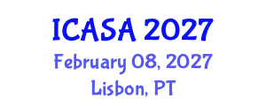 International Conference on Aerospace Systems and Avionics (ICASA) February 08, 2027 - Lisbon, Portugal