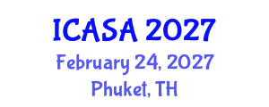 International Conference on Aerospace Systems and Avionics (ICASA) February 24, 2027 - Phuket, Thailand