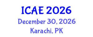 International Conference on Applied Econometrics (ICAE) December 30, 2026 - Karachi, Pakistan