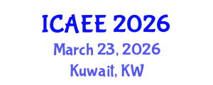 International Conference on Advances in Environmental Economics (ICAEE) March 23, 2026 - Kuwait, Kuwait