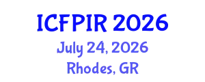 International Conference on Foreign Policy and International Relations (ICFPIR) July 24, 2026 - Rhodes, Greece