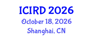 International Conference on International Relations and Diplomacy (ICIRD) October 18, 2026 - Shanghai, China