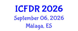 International Conference on Fluid Dynamics Research (ICFDR) September 06, 2026 - Málaga, Spain