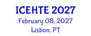 International Conference on Energy and Heat Transfer Engineering (ICEHTE) February 08, 2027 - Lisbon, Portugal