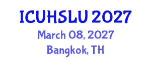 International Conference on Urban Housing, Sustainability and Land Use (ICUHSLU) March 08, 2027 - Bangkok, Thailand