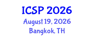 International Conference on Space Propulsion (ICSP) August 19, 2026 - Bangkok, Thailand