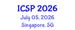 International Conference on Space Propulsion (ICSP) July 05, 2026 - Singapore, Singapore
