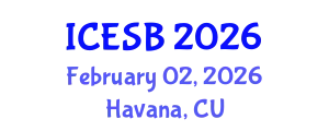 International Conference on Electrochemical Sensors and Biosensors (ICESB) February 02, 2026 - Havana, Cuba