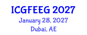 International Conference on Gender, Feminism, Entrepreneurship and Economic Growth (ICGFEEG) January 28, 2027 - Dubai, United Arab Emirates