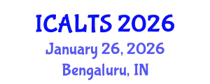 International Conference on Applied Language and Translation Studies (ICALTS) January 26, 2026 - Bengaluru, India