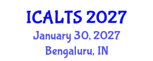 International Conference on Applied Language and Translation Studies (ICALTS) January 30, 2027 - Bengaluru, India