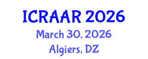 International Conference on Recent Advances in Augmented Reality (ICRAAR) March 30, 2026 - Algiers, Algeria
