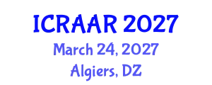International Conference on Recent Advances in Augmented Reality (ICRAAR) March 24, 2027 - Algiers, Algeria