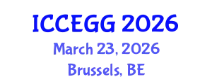 International Conference on Circular Economy and Green Growth (ICCEGG) March 23, 2026 - Brussels, Belgium