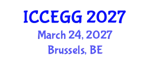 International Conference on Circular Economy and Green Growth (ICCEGG) March 24, 2027 - Brussels, Belgium