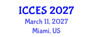 International Conference on Circular Economy and Sustainability (ICCES) March 11, 2027 - Miami, United States