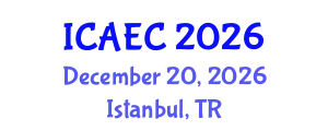 International Conference on Arts Education and Creativity (ICAEC) December 20, 2026 - Istanbul, Turkey