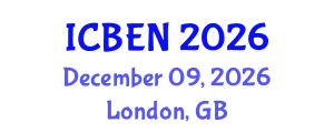 International Conference on Biological and Environmental Nanotechnology (ICBEN) December 09, 2026 - London, United Kingdom