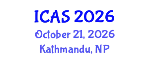 International Conference on Archaeological Science (ICAS) October 21, 2026 - Kathmandu, Nepal
