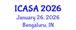 International Conference on Archaeological Science and Archaeometry (ICASA) January 26, 2026 - Bengaluru, India