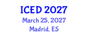 International Conference on Engineering Design (ICED) March 25, 2027 - Madrid, Spain