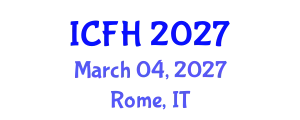 International Conference on Food Hydrocolloids (ICFH) March 04, 2027 - Rome, Italy