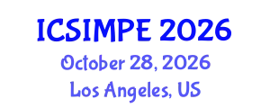 International Conference on Sports Injury Management and Performance Enhancement (ICSIMPE) October 28, 2026 - Los Angeles, United States