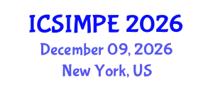 International Conference on Sports Injury Management and Performance Enhancement (ICSIMPE) December 09, 2026 - New York, United States