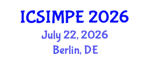 International Conference on Sports Injury Management and Performance Enhancement (ICSIMPE) July 22, 2026 - Berlin, Germany