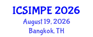 International Conference on Sports Injury Management and Performance Enhancement (ICSIMPE) August 19, 2026 - Bangkok, Thailand