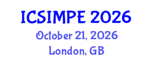 International Conference on Sports Injury Management and Performance Enhancement (ICSIMPE) October 21, 2026 - London, United Kingdom