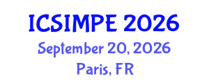 International Conference on Sports Injury Management and Performance Enhancement (ICSIMPE) September 20, 2026 - Paris, France