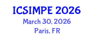 International Conference on Sports Injury Management and Performance Enhancement (ICSIMPE) March 30, 2026 - Paris, France