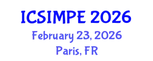 International Conference on Sports Injury Management and Performance Enhancement (ICSIMPE) February 23, 2026 - Paris, France