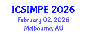 International Conference on Sports Injury Management and Performance Enhancement (ICSIMPE) February 02, 2026 - Melbourne, Australia