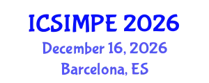 International Conference on Sports Injury Management and Performance Enhancement (ICSIMPE) December 16, 2026 - Barcelona, Spain