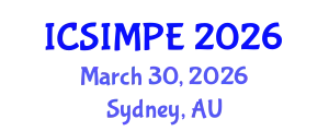 International Conference on Sports Injury Management and Performance Enhancement (ICSIMPE) March 30, 2026 - Sydney, Australia