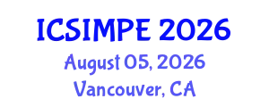 International Conference on Sports Injury Management and Performance Enhancement (ICSIMPE) August 05, 2026 - Vancouver, Canada