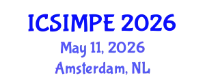International Conference on Sports Injury Management and Performance Enhancement (ICSIMPE) May 11, 2026 - Amsterdam, Netherlands