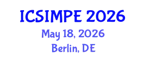 International Conference on Sports Injury Management and Performance Enhancement (ICSIMPE) May 18, 2026 - Berlin, Germany